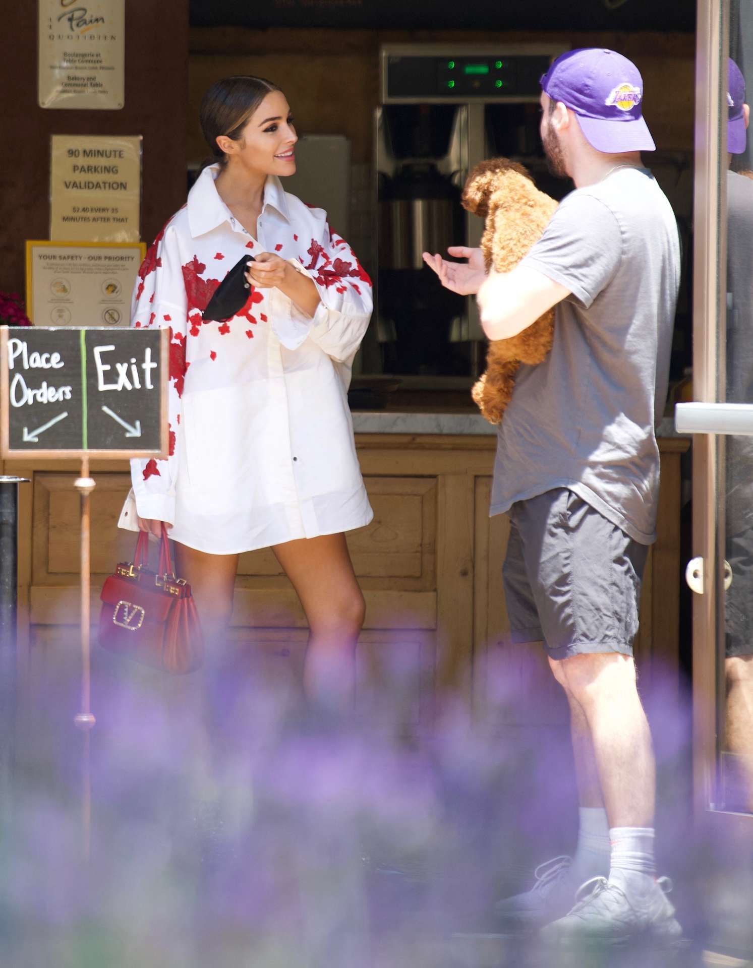 Olivia Culpo Leggy, Out for Brunch in Hollywood
