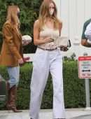 Rosie Huntington-Whiteley at San Vicente Bungalows in West Hollywood