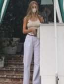 Rosie Huntington-Whiteley at San Vicente Bungalows in West Hollywood