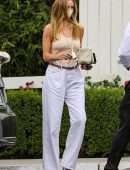 Rosie Huntington-Whiteley at San Vicente Bungalows in West Hollywood