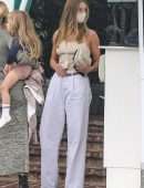 Rosie Huntington-Whiteley at San Vicente Bungalows in West Hollywood