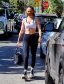 Rumer Willis Outside a Pilates Class in West Hollywood