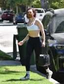 Rumer Willis Outside a Pilates Class in West Hollywood
