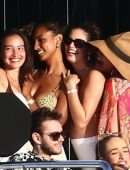 Sara Sampaio, Lais Ribero, Shanina Shaik and Jasmine Tookes at a Yacht Party in Miami Beach