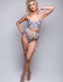 Sarah Jayne Dunn in a Lingerie Photoshoot