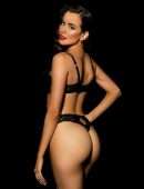 Sarah Stephens Photoshoot in Black Lingerie