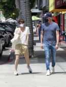 Selma Blair in Shorts, Out and About in LA