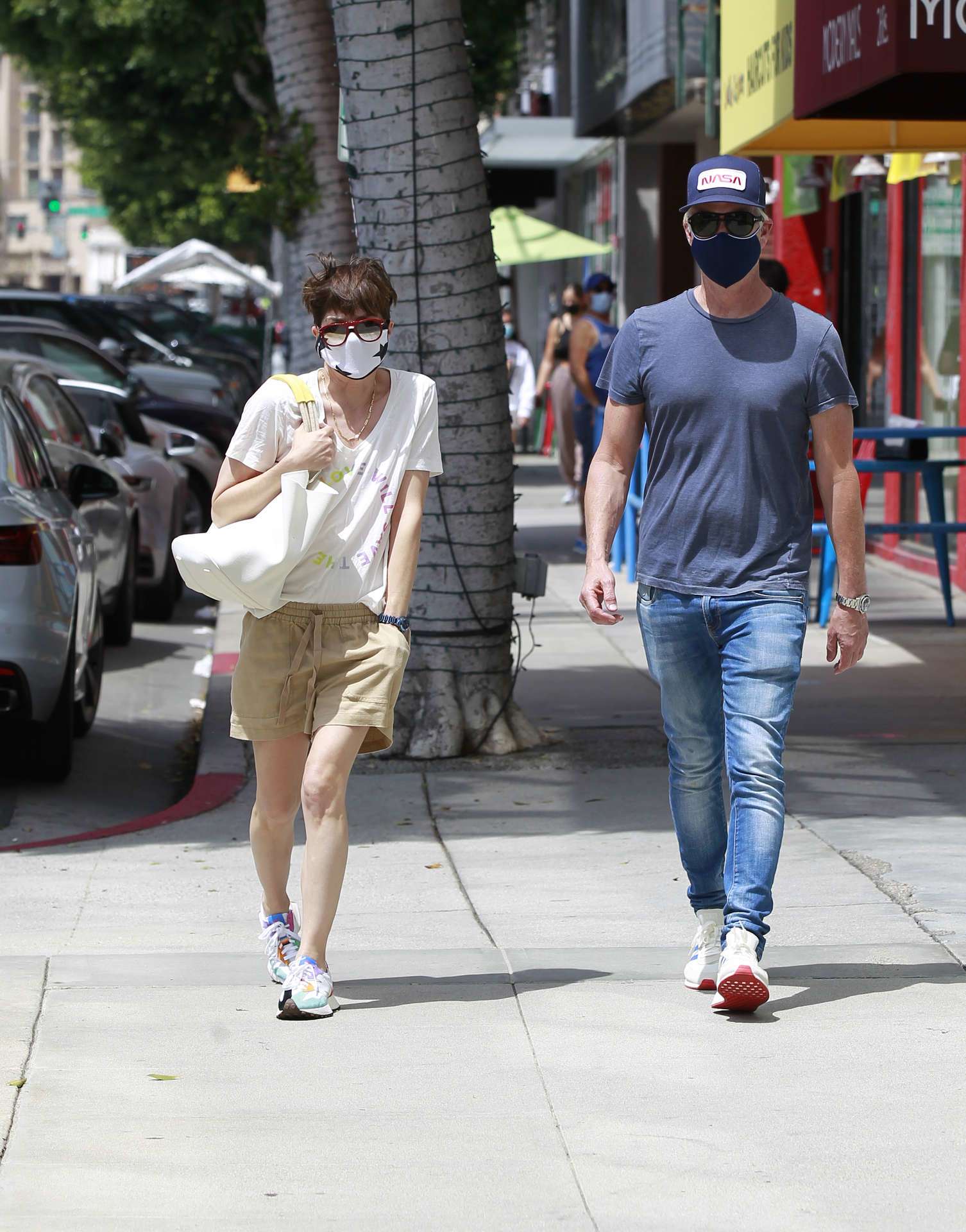 Selma Blair in Shorts, Out and About in LA