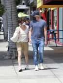 Selma Blair in Shorts, Out and About in LA