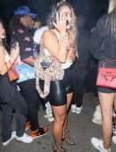 Sommer Ray Booty in Tiny Shorts at Hyde in Hollywood