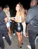 Sommer Ray Booty in Tiny Shorts at Hyde in Hollywood