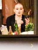 Sophie Turner Cleavage at Il Pastaio in Beverly Hills