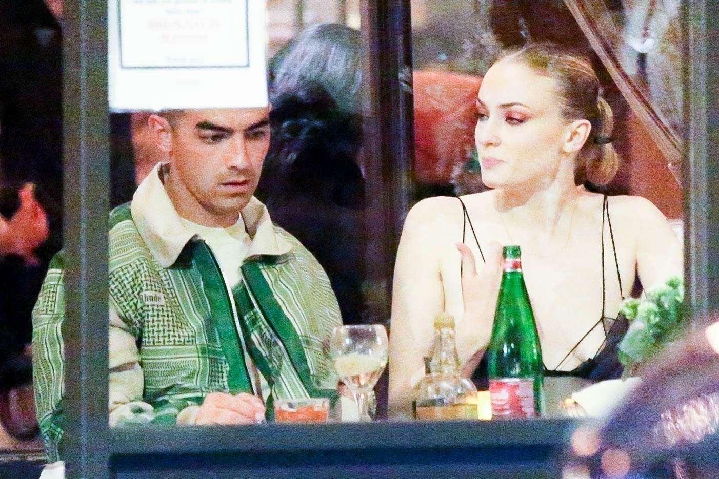 Sophie Turner Cleavage at Il Pastaio in Beverly Hills
