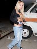 Tana Mongeau Booty and Cleavage in a Racy Outfit Out in Hollywood