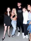 Tana Mongeau Cleavage in a Skimpy Top at BOA Steakhouse in West Hollywood