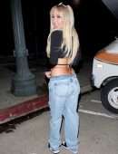 Tana Mongeau Booty and Cleavage in a Racy Outfit Out in Hollywood