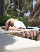 Teresa Giudice and her Boyfriend's PDA as they Passionately Kiss on a Mexican Beach