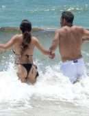Teresa Giudice and her Boyfriend's PDA as they Passionately Kiss on a Mexican Beach