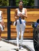 Alessandra Ambrosio Outside Gym in Beverly Hills