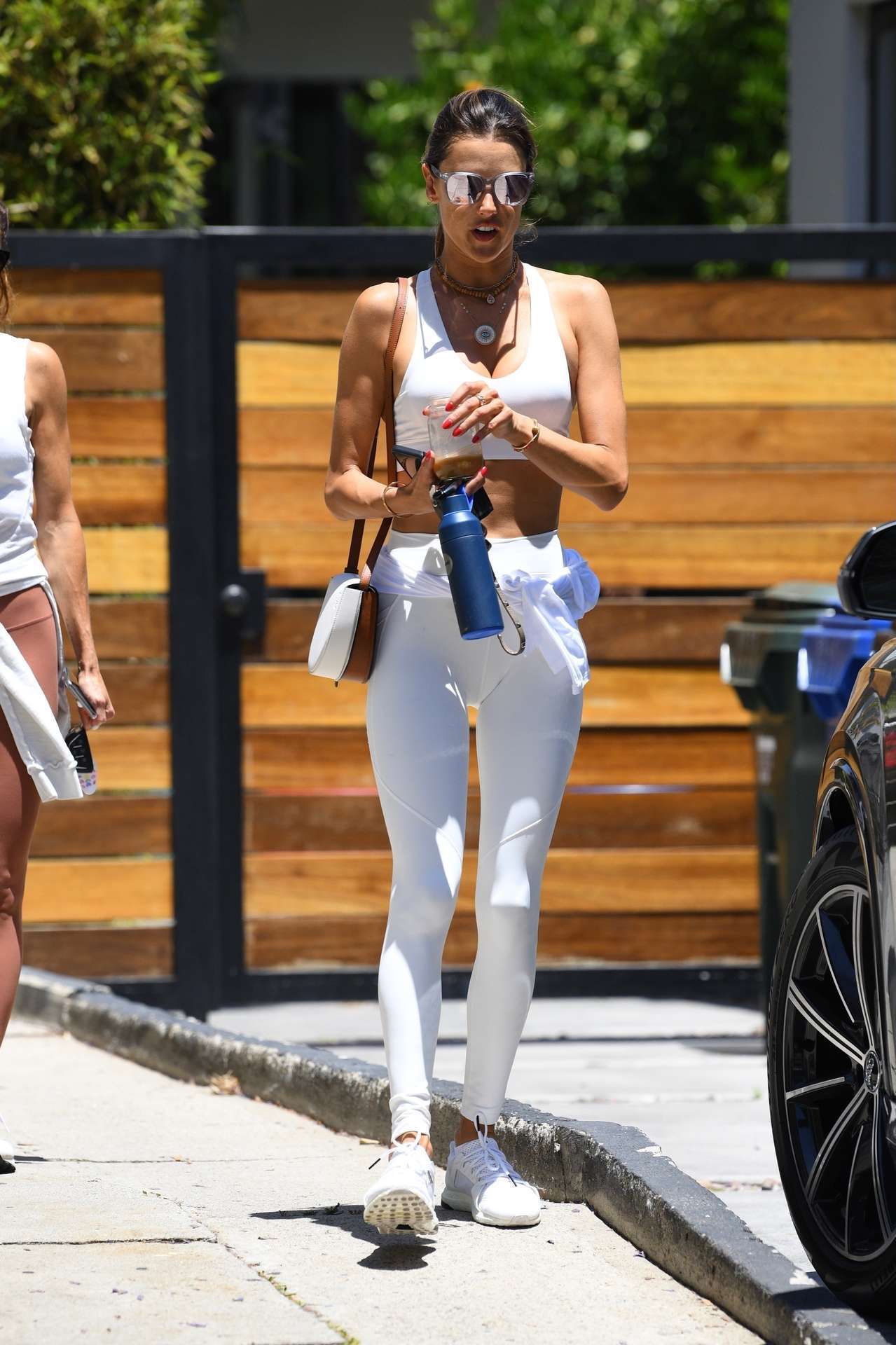 Alessandra Ambrosio Outside Gym in Beverly Hills