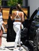 Alessandra Ambrosio Outside Gym in Beverly Hills