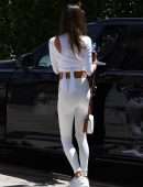 Alessandra Ambrosio Outside Gym in Beverly Hills