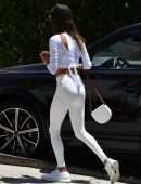 Alessandra Ambrosio Outside Gym in Beverly Hills