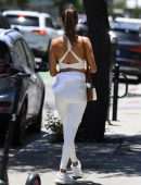 Alessandra Ambrosio Outside Gym in Beverly Hills