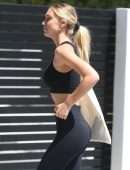 Alexis Ren Booty in Tights in Gym Outfit
