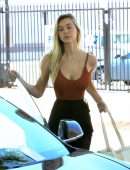 Alexis Ren Cleavage, Out in Los Angeles