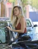 Alexis Ren Cleavage, Out in Los Angeles