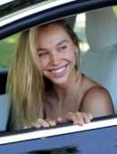 Alexis Ren Cleavage, Out in Los Angeles