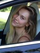 Alexis Ren Cleavage, Out in Los Angeles