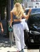 Alexis Ren Pokies in Sports Bra, Out in West Hollywood