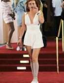 Bella Thorne Leggy in Shades, Leaving the Beverly Hills Hotel