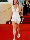 Bella Thorne Leggy in Shades, Leaving the Beverly Hills Hotel