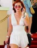 Bella Thorne Leggy in Shades, Leaving the Beverly Hills Hotel