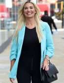 Christine McGuinness Booty in Jeans, Out and About in Liverpool