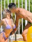 Courtney Stodden in a Small Bikini at a Pool in Palm Springs
