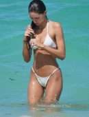 Deborah St Pierre Booty in Bikini at Beach in Miami