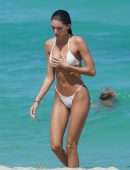 Deborah St Pierre Booty in Bikini at Beach in Miami