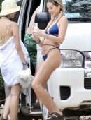 Delilah Belle Hamlin Booty in a Thong Bikini in Tulum