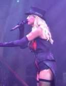 Denise Van Outen Performing at Proud Embankment in London