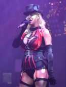 Denise Van Outen Performing at Proud Embankment in London