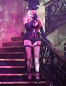Denise Van Outen Performing at Proud Embankment in London