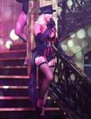 Denise Van Outen Performing at Proud Embankment in London