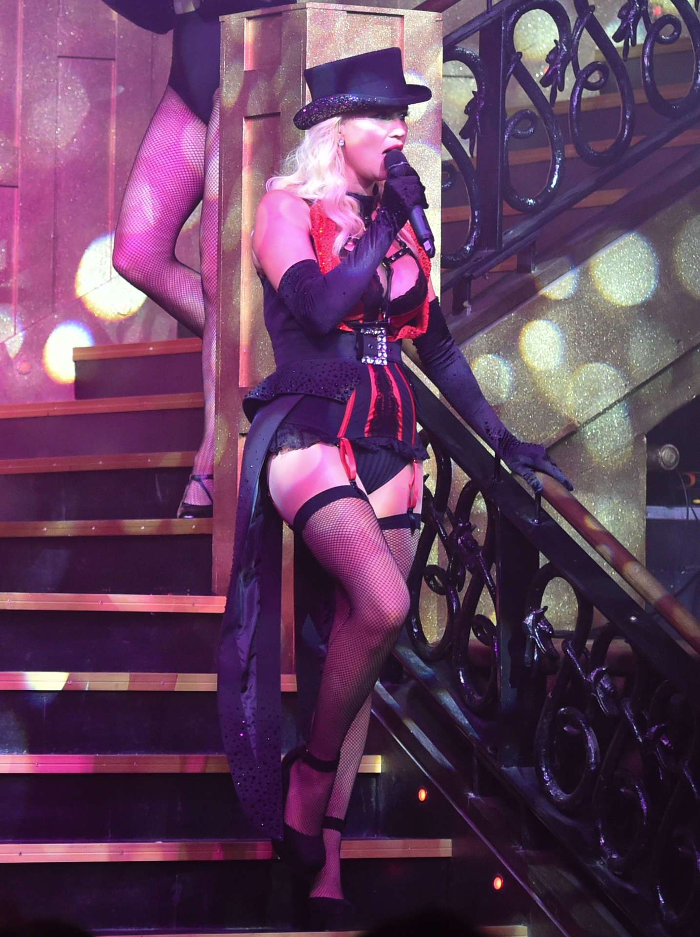 Denise Van Outen Performing at Proud Embankment in London