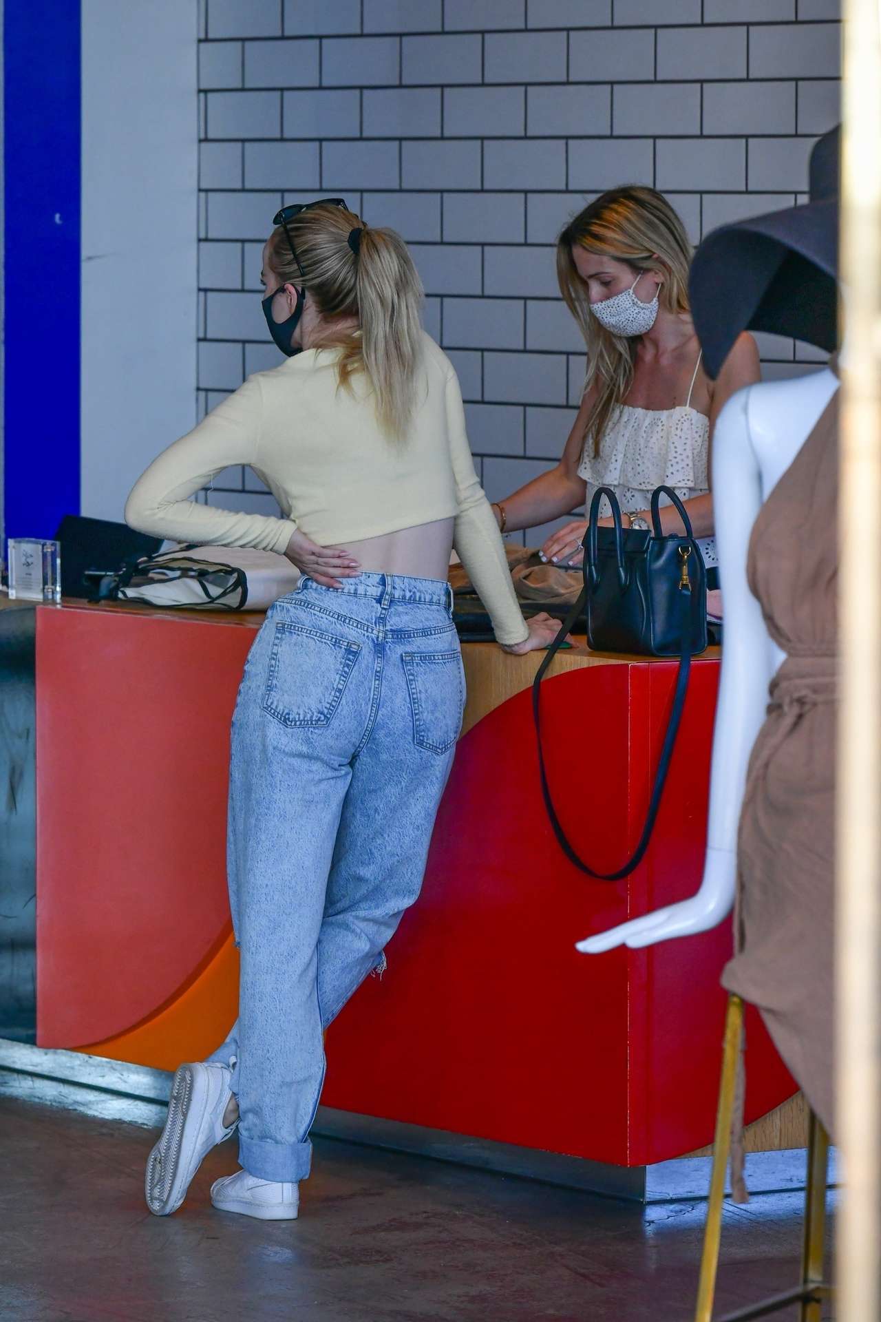Dove Cameron Shopping at Alice and Olivia in West Hollywood