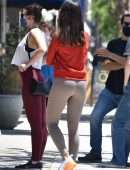 Eiza Gonzalez Booty Outside Alfred's in West Hollywood