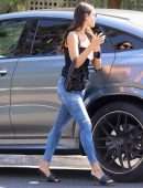 Eiza Gonzalez Booty in Jeans, at San Vicente Bungalows in West Hollywood
